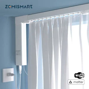 Zemismart Matter Over WiFi Electric Sliding Curtain